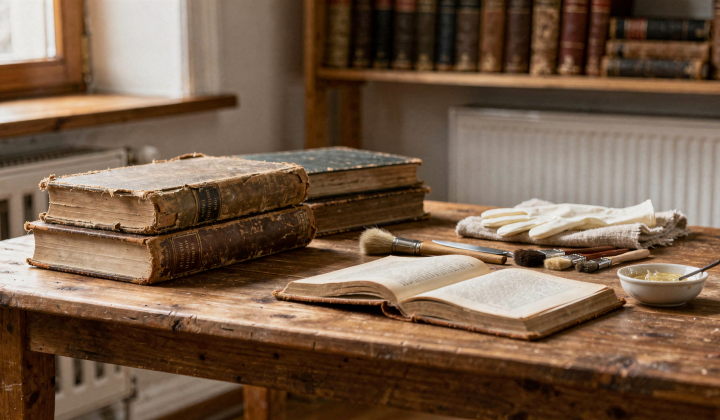 Как подготовить старые книги к реставрации